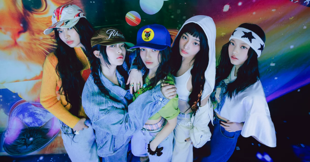 Newjeans a aKpop girl group with a retro, fresh, and y2k concept