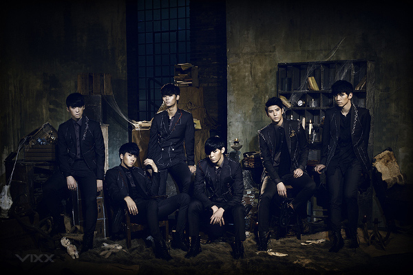 VIXX, a Kpop boy group with a dark concept for Voodoo Doll